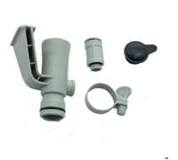 Support de Tuyauterie et Valve de Jet 637R/12363 - pour Piscines Hors Sol - avec Bouchon Noir Inclus