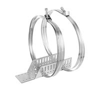 Support de Vase D'expansion Thermique Mural Réglable en Acier Inoxydable | Fixation Murale Robuste, Double Sangle, Charge Variable, pour Chauffe-eau et Réservoir D'expansion