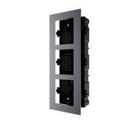 Support de Visiophone - HIKVISION - DS-KD-ACF3/P - Pour 3 modules - Installation facile - Durable