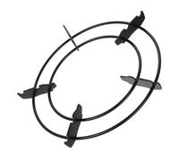 Support de Wok en Fonte Anneau Noir Antidérapant, pour Cuisinière à Gaz | Plaque Épaisse Réglable, Compatible Poêles et Petites Casseroles, la Cuisine, Friture, Usage Domestique