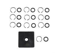 Support d'entraînement carré pour kit de bagues 1/2" comprend des composants de bague O-For et un outil de montage d'enclume pour la compatibilité de la clé pneumatique