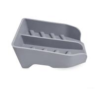Support d'Éponge de Lavage en Silicone - Organisateur d'Évier avec Drainage pour Séchage Rapide 14,7cm(grey)