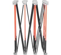 Support d'établi pliable à 12 pieds avec griffes fixes, capacité de charge de 1 200 kg, portable, réglable, télescopique, pour le travail du bois et la construction