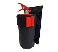 Support D'extincteur De Voiture - Support Universel En Tissu Oxford, Sac De Ceinture À Sangle Réglable, Pochette De Rangement De Coffre, Kit De Fixation De Sécurité Du Véhicule À Activation En 5 Secon