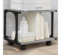 vidaXL Support d'imprimante à 2 niveaux – Table d'impression, rangement bureau