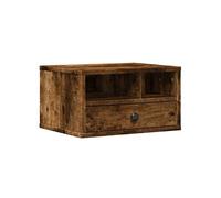 Support d'imprimante - - Chêne fumé - Bois d'ingénierie - 40x32x22,5 cm - Multifonctionnel
