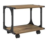 Vidaxl Support D'imprimante Chêne Artisanal 41 X 28 X 33.5 Cm
