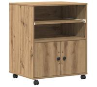 vidaXL Support d'imprimante Chêne Artisan 60 x 48 x 74 cm Bois composite
