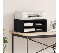 vidaXL Support d'imprimante Chêne Sonoma bois d'ingénierie 49x40x22,5 cm avec rangement