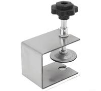 Support d'installation de panneau de tiroir en acier inoxydable, en forme de U, antidérapant, clip de fixation avant de tiroir pour assemblage d'armoires (en forme de U)