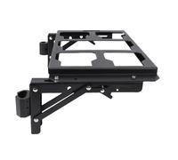 Support d'outil pliant en aluminium anodisé, pour caisson à outils latéral | Montage sur camion, panneau MOLLE ou mural, conception pliable pour gain de place, accès rapide aux outils durant
