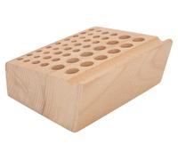 Support d'outils en bois de hêtre, avec 46 emplacements, pour l'artisanat du cuir