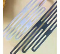 Support droit noir/argent à 180 degrés, 1 connecteur de meuble plat fixe en acier inoxydable; Fabriqué épais pour le support A3