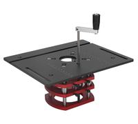 Support élévateur pour fraiseuse à colonne, course de 51 mm, aluminium/acier inoxydable, fixation fixe