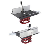 Support élévateur pour routeur - Plateau supérieur - Travail du bois - Sécurité et stabilité - Noir - Base élévatrice pour routeur - Adapté aux machines de travail du bois - 51...