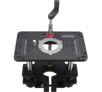 Support élévateur pour toupie - GD7 PRO - Adapté aux collets de 6,5 cm - Réglage précis de la hauteur sur la table de la toupie - Livré avec une plaque d'insertion - Pour un travail du bois de précisi