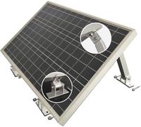 Support en aluminium enjoy solar® Master avec angle d'inclinaison réglable de 10° à 30° pour module solaire, adapté à toutes les largeurs de module, 0 % de TVA.