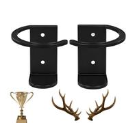 Support En Bois De Cerf - 2 Pièces Rustiques En Acrylique Pour Affichage D | Présentoir en bois de cerf - Pour salon intérieur, bureau, mur, cabine, studio, garage, chalet.