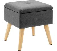 Support en bois de haute qualité - design moderne - couleur gris clair - 32 x 36,5 cm