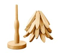 Support en bois pour arbre | Dessous de plat résistant à la chaleur pour Noël, cuisinière, table de cuisine, salle à manger, dortoir, tasse, bols chauds