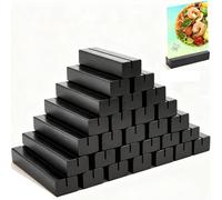 Support en bois pour cartes, lot de 30, en bois de hêtre, dimensions 98x30x20 mm, idéal pour les cartes de menu