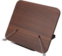 Support en bois pour livres - Liseuse réglable - Lecture confortable - Angle réglable de 0 à 90° - 800 grammes - Marron