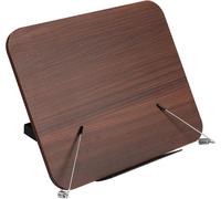 Support en bois pour livres - Liseuse réglable - Lecture confortable - Angle réglable de 0 à 90° - 800 grammes - Marron