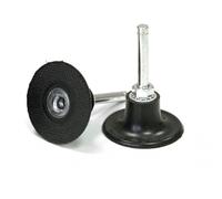 Support en caoutchouc avec tige pour disque abrasif 75 mm Fervi sgf075/06