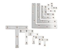Support en forme de L acier inoxydable | Scénario d'utilisation : for support d'étagère, connexion de meubles, usage domestique et commercial.(T60x60-4pcs)