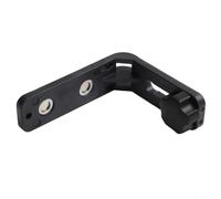 Support en L pour niveau avec aimants puissants, support mural réglable pour interface filetée de 6,35 mm et 1,6 cm, accessoire en plastique et outil de construction, accessoire pour surfaces en acier