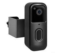 Support en métal ABS pour sonnette vidéo Blink Noir | ABS et construction, résistant aux intempéries, utilisation en extérieur, finition noire, durable