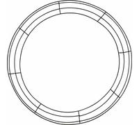 Support En Métal Pour Couronne De Noël 30 Cm