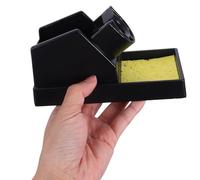 Support en Métal pour Fer à Souder, Station de Pyrogravure avec Éponge | Base Stable Résistante à Chaleur, Rangement Sécurisé, Refroidissement Rapide, pour Ateliers Créatifs Intérieurs et Modélistes