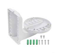 Support en plastique ABS blanc pour caméra IP Dome Indoor ABS | Conçu sur mesure pour DS-1258ZJ, compatible avec hikvision IP dôme, montage mural facile, design blanc