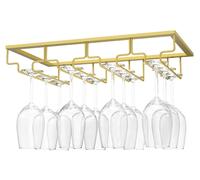 Support en verre avec base suspendue, pour sous-verres, revêtement mural en chrome