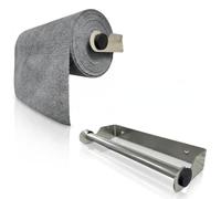 Support Essuie Tout en INOX - Porte Sopalin Mural Élégant et Robuste, Support Essuie Tout Mural en Acier Inoxydable, Design Moderne et Facile à Fixer, Idéal pour Cuisine ou Atelier, Porte Essuie Tout