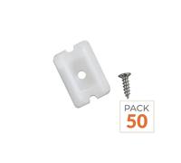 Support et vis de fixation pour Néon Flexible 24V - Pack de 50