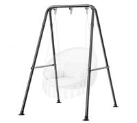 Support Fauteuil Suspendu, Acier, 150 kg, 117x150x181 cm, 3 mousquetons
