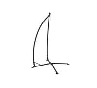 Outsunny Support pour fauteuil suspendu - hauteur 215 cm - Charge max. 130 kg - métal noir