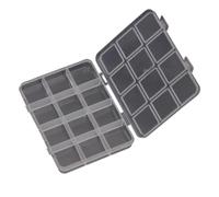 support faux ongles pour manucure Boîte de rangement vide transparente for faux ongles, 12 grilles, récipient en plastique