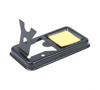 Support Fer à Souder Métal avec Éponge Nettoyage | Acier pour robuste, éponge nettoyage incluse, dissipation chaleur, mat, atelier pro