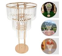 Support floral rond à 3 niveaux, idéal pour la décoration de mariage