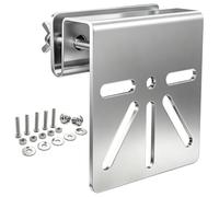 Support Gouttière Acier Inoxydable pour Eufy SoloCam S340 E30 | Support Caméra Extérieur Solaire Sans Perçage avec Vis Anti-Rouille Compatible avec Caméras Dôme IP PTZ