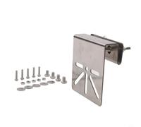 Support Gouttière Métal pour Caméra pour eufy pour s4 Support | Construction métal , finition argent, résistant aux intempéries, compatible pour eufy pour s4, longue durée de vie
