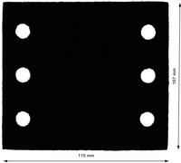 Support intermédiaire Pad Saver 115x107mm 2 pcs Bosch Accessories 2608000815