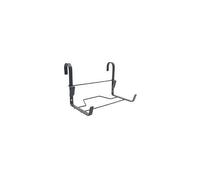 Support Jardinière Crochet Fer Plat Anthracite - 35x18 Cm - Acier Époxy