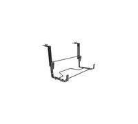 Support Jardinière Ergonomique Gris Martelé - 35x16 À 26 Cm - Acier Époxy