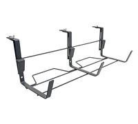 Support jardinière fer plat fixations réglables 60x18 cm - Anthracite - Made in France
