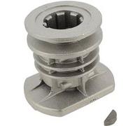 Support lame 25mm + clavette 122465608/3 224656080 - tondeuse a gazon G
