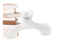 Support latéral avec pince | Porte-marque-page transparent | Organiseur multifonction pour stockage des aliments, école, cuisine, documents d'examen, ménage, librairie, collations